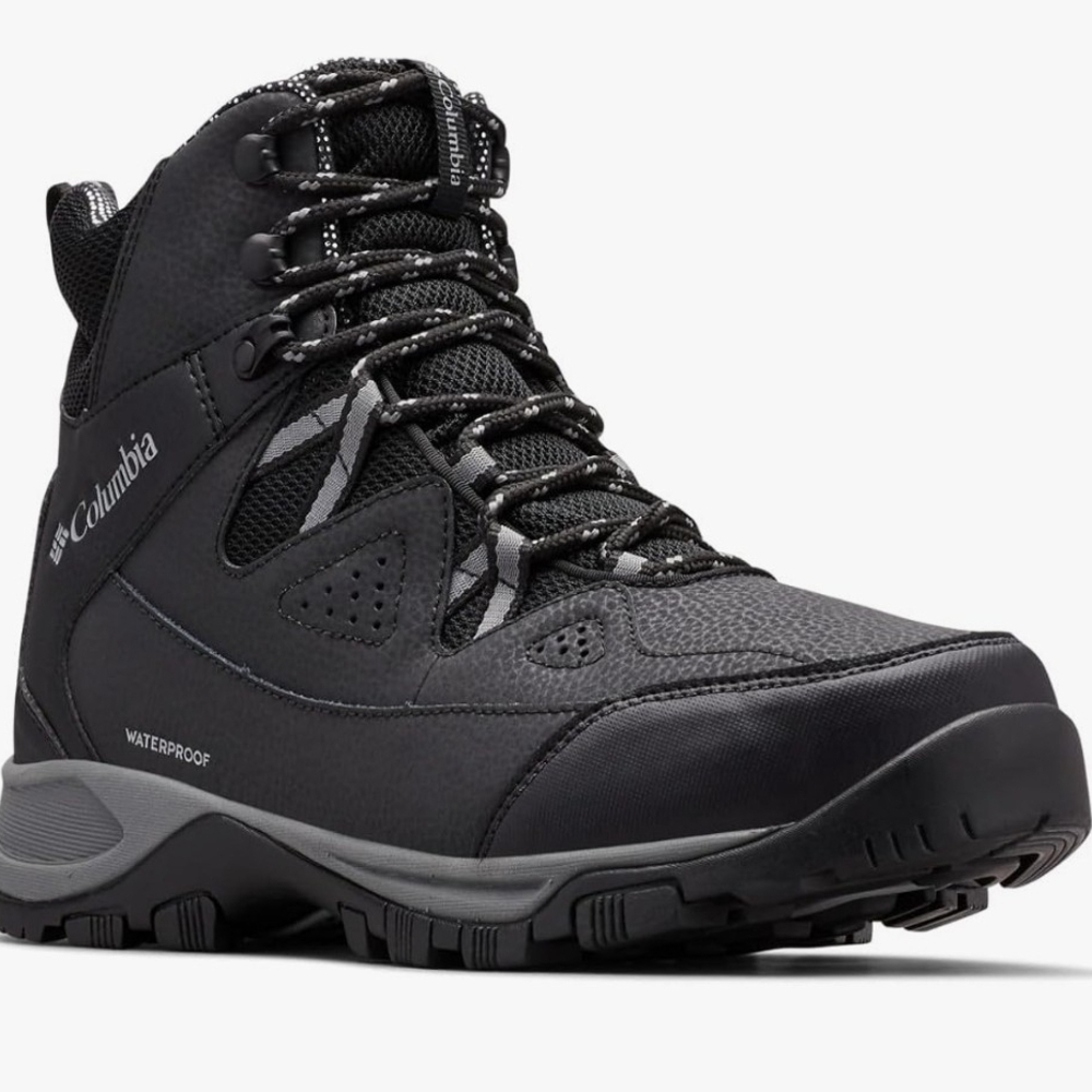 Columbia Men's Waterproof Black Hiking Boot